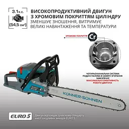 Пила бензинова Konner&Sohnen KS CS31G-20 KS (CS31G-20) - мініатюра 6
