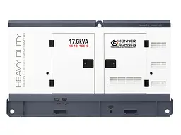 Генератор дизельний Konner&Sohnen KS 18-1DE-G, 230В, 17.6кВА, електростартер, двигун Deutz, 852кг