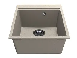 Кухонна мийка Miraggio LAGOON 420 sand (0002220) Граніт, Під стільницю/Врізна, Пісочний - мініатюра 3