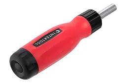 Викрутка з набором бітів Intertool реверсивна (12 предметів) VT-1003 - мініатюра 4