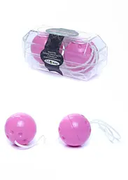 Вагінальні кульки Duo-Balls, 21 см, фіолетовий - мініатюра 2