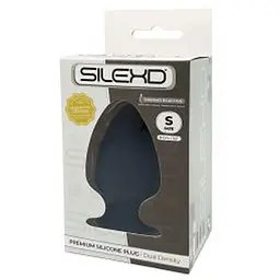Анальна пробка SilexD Model 1 Size S 9 см (чорний) - мініатюра 4