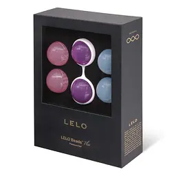Набір вагінальних кульок Lelo Beads Plus, діаметр 3,5 см, змінне навантаження, 2 х 28 г, 2 х 37 г і 2 х 60 г - мініатюра 5