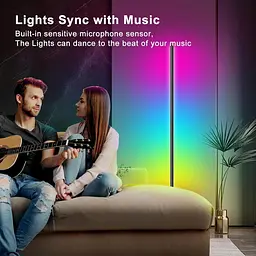 Світлодіодний торшер YTDRGB, кутова лампа, сумісна з Alexa 2 шт. - мініатюра 5