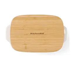 Форма для випікання KitchenAid з кришкою керамогранітна 1,9 л Кремова (CC006107-001) - мініатюра 3