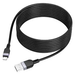 Кабель Hoco X109 Energy silicone charging data cable iP(L-3M) Black