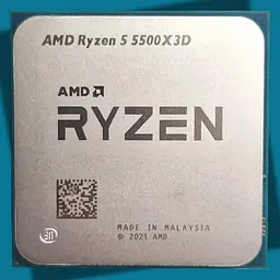 Процесор AMD Ryzen 5 5500X3D Tray 6*3.0 ГГц (Turbo Boost 4.0 ГГц) AM4 100-000001504 - мініатюра 2