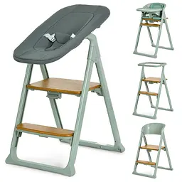 Дитячий стільчик для годування 4 в 1 GROWEE ME 1222 Sage Green