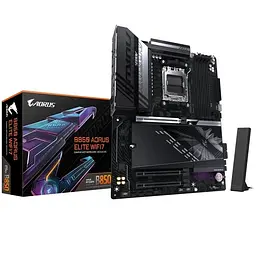 Материнська плата Gigabyte B850 AORUS ELITE WIFI7 (B850 AORUS ELITE WIFI7) (Socket AM5, AMD B850, ATX) - мініатюра 2