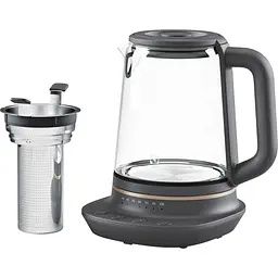 Electrolux Електрочайник, 1,7 л, Strix, скло, заварник, підтримка темп, чорний - мініатюра 8