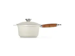 Ківш Le Creuset Wooden Handle Saucepan 18 см Meringue (21139187164460) - мініатюра 4