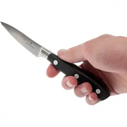 Кухонний ніж Victorinox Grand Maitre Carving лезо 8см з чорн. ручкою у подар.упак. - мініатюра 2