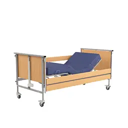 Кровать реабилитационная RehaBed Taurus 2 стандарт металлическая SIL бук (Nursing care bed TAURUS 2-2604) - миниатюра 3