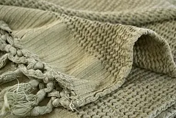 Плед Lotus Home - Rius olive оливковий 130x170 - мініатюра 5