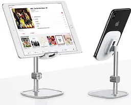 Тримач Baseus Literary Youth Desktop Bracket Silver - мініатюра 2