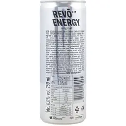 Напій енергетичний Revo Energy Original безалкогольний сильногазований 0.25 л - мініатюра 2
