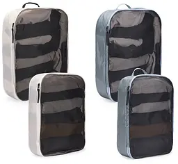 Дорожня сумка Thule Packing Cube Family Set - TPCS-205 Pond Gray/White (7248719)