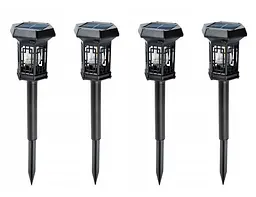 Вуличні садові сонячні світильники Ground Plug Light YT-885B 4 шт. на сонячних батареях підсвічування газону