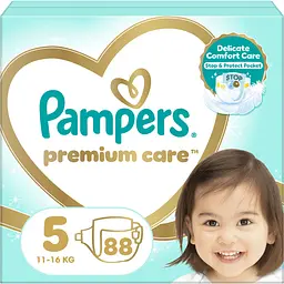 Уцінка. Підгузки Pampers Premium Care 5 (11-16 кг) 88 шт.