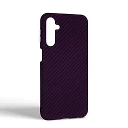Карбоновый чехол для Samsung Galaxy M34 5G (M346), LikeCarbon, фиолетовый, панель, защитный чехол-накладка, ультратонкий и легкий, противоударный, обеспечивает защиту от ударов, падений и царапин, ArmorStandart (ARM71936) - мініатюра 2