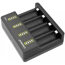 Зарядний пристрій для акумуляторів Liitokala 4 Slots, Li-ion, 16340, CR123A (Lii-L16340) - мініатюра 4