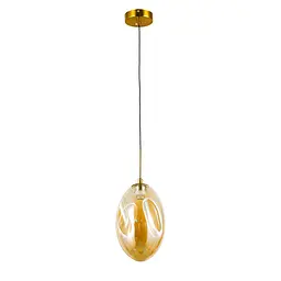 Світильник підвісний LED Levistella 800P3308L-1led (200*125) AM, 3W, коричневий, метал + скло, сучасний стиль для вітальні