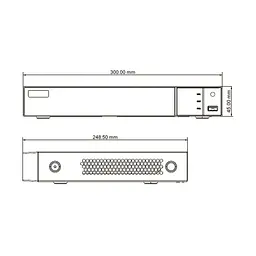 IP-відеореєстратор 8-канальний 8Mp TVT TD-308B1 для тепловізійних камер (77-00206) - мініатюра 2