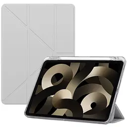 Чохол-книжка BeCover Ultra Slim Прозорий з кріпленням Apple для Apple iPad Mini 7 2024 Сірий (712935) - мініатюра 2