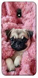 TPU чохол Demsky Мопс у ніжностях для Xiaomi Redmi 8a