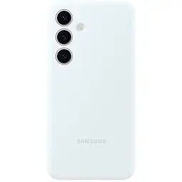 Оригінальний силіконовий чохол Samsung Silicone Case для Samsung Galaxy S24 Plus (S926) White EF-PS926TWEGWW
