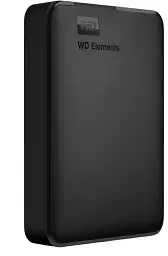 Зовнішній жорсткий диск 2.5" USB 1.0TB WD Elements Black (WDBUZG0010BBK-WESN) - мініатюра 2