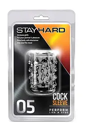 Насадка на пеніс Blush Stay Hard Cock Sleeve 05 5 см прозорий - мініатюра 2