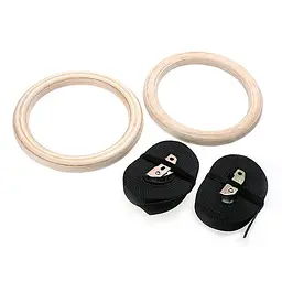 Кільця для кросфіту дерев'яні EasyFit fit0025042
