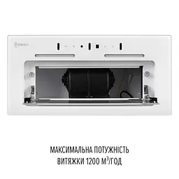 Витяжка повновбудована PERFELLI NUOVA 6PWR BIANCO - мініатюра 12