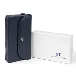 Жіночий шкіряний гаманець-клатч ST Leather 19х9,5х2,5 см acs0015830 - мініатюра 7