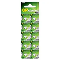 Батарейка GP Batteries LR41 1.5B Alkaline 10шт (GP192F-2C10) (GP192-U10)