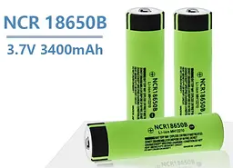 Захищений Li-Ion акумулятор Panasonic NCR18650B 3400 mAh (Зелений) - мініатюра 2