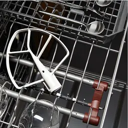 Насадка-лопатка KitchenAid для міксера з підйомною чашею 5.6 л, 6.6 л біла (5KSMBLWF) - мініатюра 3