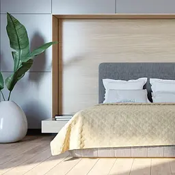 Покривало ТЕП Velour ромб прямий 210х150 см бежеве (4-00515_21691) - мініатюра 3