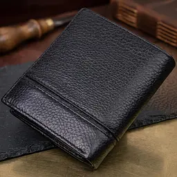 Престижне портмоне для чоловіків з натуральної шкіри KARYA 21323 чорний - мініатюра 4