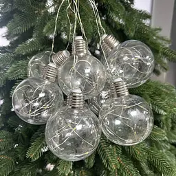 Гірлянда світлодіодна від мережі Штора Y-20-65WW 19722 3х0.5 м 10 LED теплий жовтий - мініатюра 4