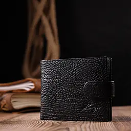 Чоловічий шкіряний гаманець KARYA 11,5х9,5х2 см acs0023956 - мініатюра 7