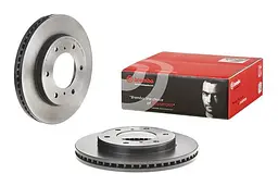 Диск гальмівний передній вентильований Mitsubishi Pajero IV 06-25р Brembo (09.A911.11) - мініатюра 2