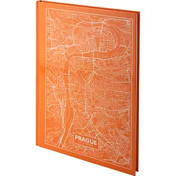 Книга записна Axent Maps Prague A4 в клітинку 96 аркушів персикова (8422-542-A) - мініатюра 2