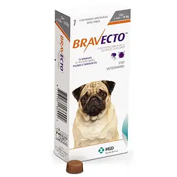 Bravecto засіб/жувальна таблетка від бліх і кліщів для собак старше 6 місяців 4.5 - 10 кг