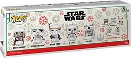 Набір фігурок Funko Pop Фвнко Поп Star Wars Holiday: Snowman 5 Pack Зіркові Війни SW HS 5 - мініатюра 3