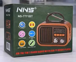 Радіоприймач NNS NS-7771BT — портативний Bluetooth FM/AM акумуляторний - мініатюра 5