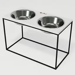 Hollky Base XXL40 — миски на підставці для дуже великих собак (2 × 2,8 л) - мініатюра 2
