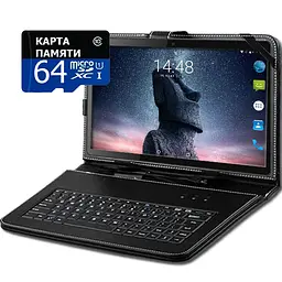 Планшет-телефон Adronix X1001 Matte Black LTE 2/32GB + Чохол-клавіатура + Карта пам'яті 64GB - мініатюра 2