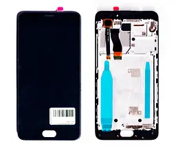 Дисплей Meizu M5 Note M621 чорний + рамка